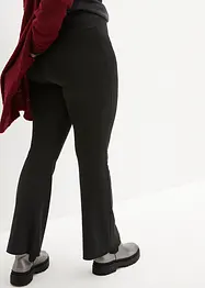 Legging thermique évasé avec taille haute élastiquée, bonprix