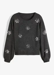 Pull à sequins, bonprix