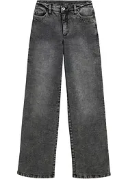 Jean Wide Leg, taille haute avec rivets, bonprix