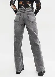 Jean Wide Leg, taille haute avec rivets, bonprix