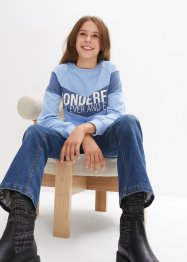 Mädchen Sweatshirt aus Bio Baumwolle, bpc bonprix collection