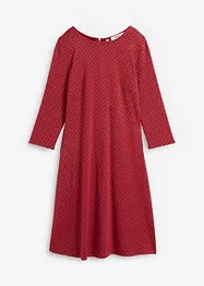 Robe en jersey milano de viscose mélangée avec motif jacquard, bonprix