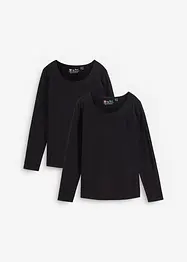 Langarmshirt (2er Pack), bonprix