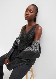 Oversize Biker-Jacke, RAINBOW