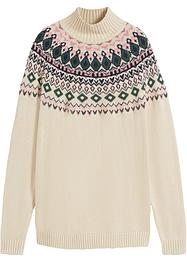 Pull col roulé norvégien, bpc bonprix collection