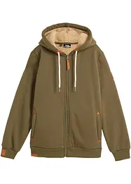 Sweatjacke mit Teddyfutter, bonprix