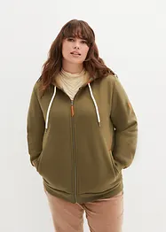 Sweatjacke mit Teddyfutter, bonprix