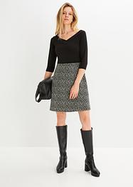Robe avec jupe jacquard, BODYFLIRT