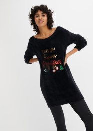 Off-Shoulder-Pullover mit Weihnachtsmotiv, BODYFLIRT