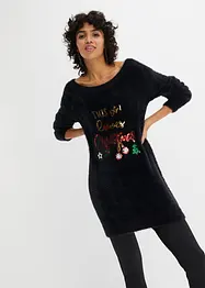 Off-Shoulder-Pullover mit Weihnachtsmotiv, bonprix