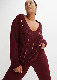 Pull à sequins, bonprix