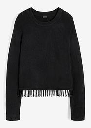 Pullover  mit Perlen-Fransen, BODYFLIRT