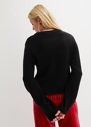 Pullover  mit Perlen-Fransen, BODYFLIRT