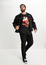 T-shirt manches longues avec motif de Noël, RAINBOW