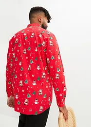 Chemise manches longues avec motif de Noël, bonprix