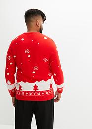 Pull avec motif de Noël, bpc bonprix collection