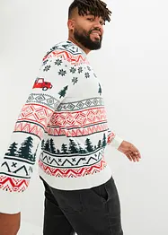 Pullover mit Weihnachtsmotiv, bonprix