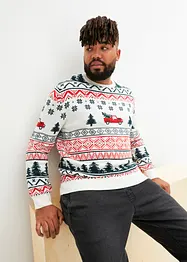 Pullover mit Weihnachtsmotiv, bonprix