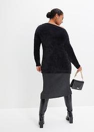 Off-Shoulder-Pullover mit Weihnachtsmotiv, BODYFLIRT
