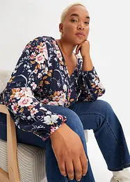 bedruckte Bluse aus fließender Viskose, bonprix