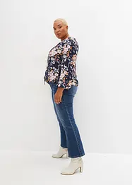 bedruckte Bluse aus fließender Viskose, bonprix