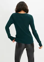 Pullover mit Herz-Ausschnitt, bonprix