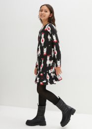 Mädchen Jerseykleid mit Weihnachtsmotiv, bpc bonprix collection