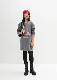 Mädchen Sweatkleid mit Pailletten, bonprix