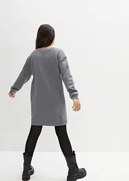 Mädchen Sweatkleid mit Pailletten, bonprix