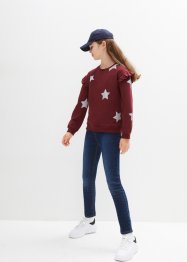 Mädchen Sweatshirt mit Volants, bpc bonprix collection