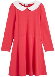 Mädchen Langarm-Jerseykleid mit Kragen, bpc bonprix collection