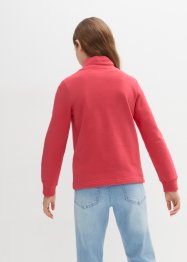 Mädchen Sweatshirt mit Stehkragen aus Bio-Baumwolle, bpc bonprix collection