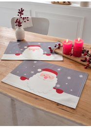 Tischset mit Weihnachtsmotiv (2er Pack), bpc living bonprix collection