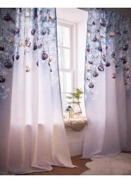 Vorhang mit weihnachtlichem Druck (1er Pack), bpc living bonprix collection