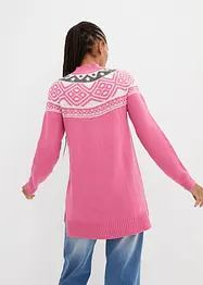 Norweger-Pullover mit Seitenschlitzen, bonprix