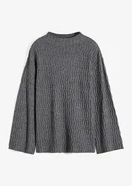 Pullover mit Struktur, bonprix