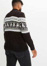 Norweger-Pullover mit Troyerkragen, bpc bonprix collection