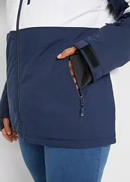 Veste de ski fonctionnelle à capuche, étanche, bonprix