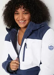 Veste de ski fonctionnelle à capuche, étanche, bonprix