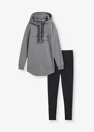 Survêtement avec sweat long et legging (ens. 2 pces.), bonprix