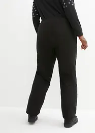 Pantalon thermo avec doublure polaire et taille confortable, étanche, Straight, bonprix