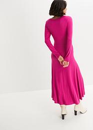 Robe midi avec détail nœud en viscose, BODYFLIRT