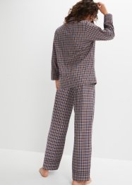 Gewebter oversized Pyjama mit Knopfleiste, bpc bonprix collection