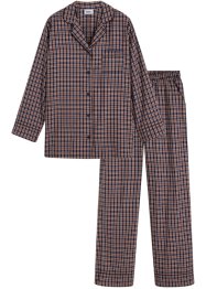 Gewebter oversized Pyjama mit Knopfleiste, bpc bonprix collection
