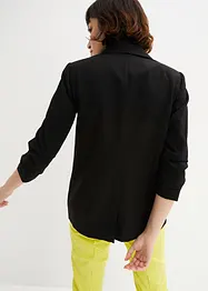 Weit geschnittener Blazer mit gerafftem 7/8-Ärmel, bonprix