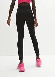 Legging de sport sculptant avec empiècements mesh, séchage rapide, bonprix