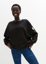 Oversize-Sweatshirt mit Fledermausärmeln, leicht verkürzt, bpc bonprix collection