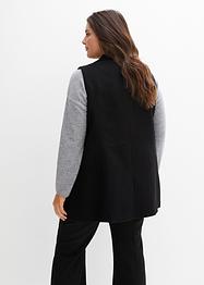 Gilet sans manches long en bouclé brillant, bpc selection