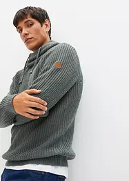 Grobstrick-Pullover mit Schalkragen, bonprix