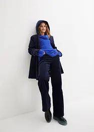 Pull col roulé en maille poilue, bonprix